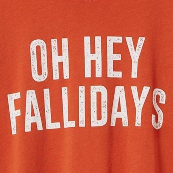 ❤️NWT VINTAGE TORRID TEE "OH HEY FALLIDAYS" GRAPHIC COTTON - AUTUMN HALLOWEEN - Picture 2 of 11